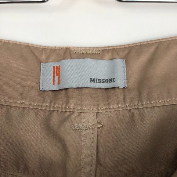 MISSONI Ladies Size 06 Wide Leg Pants in a Gorgeous Soft Gold-Beige Color - Picture 3 of 7